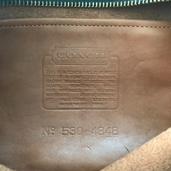 Vintage 1970s Coach Leather Crossbody Purse - Picture 5 of 6